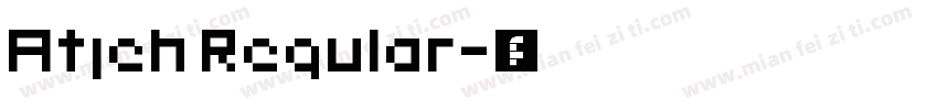 Atjeh Regular字体转换
